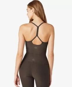 Beyond Yoga Spacedye Slim Racerback Chocolate Chip Espresso