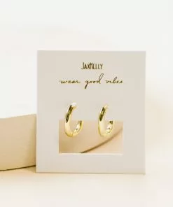 JaxKelly Small Rectangle Hoop Gifting