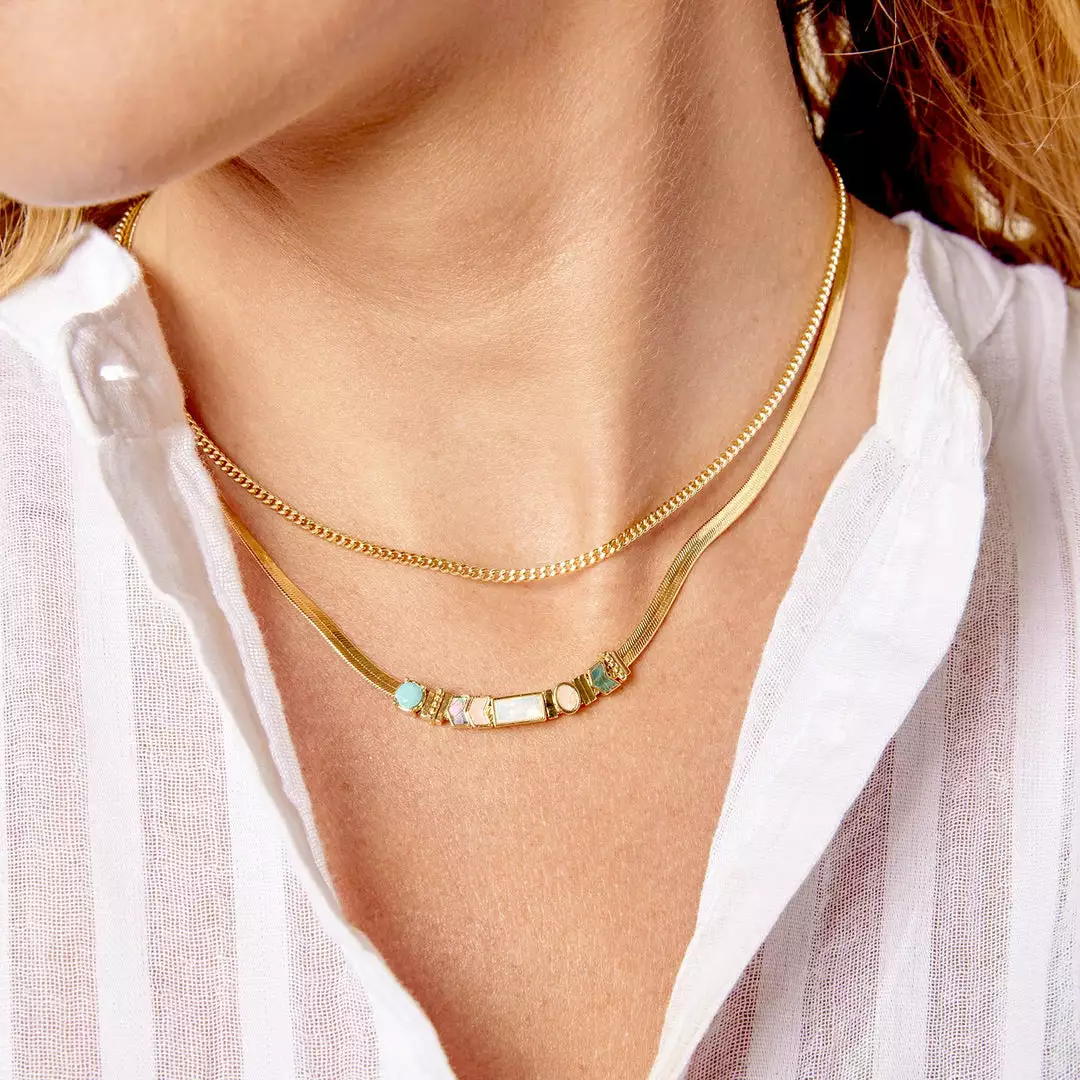 Gorjana Gifting Venice Gem Necklace Gold